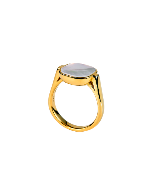 Shell Window Ring -Gold-