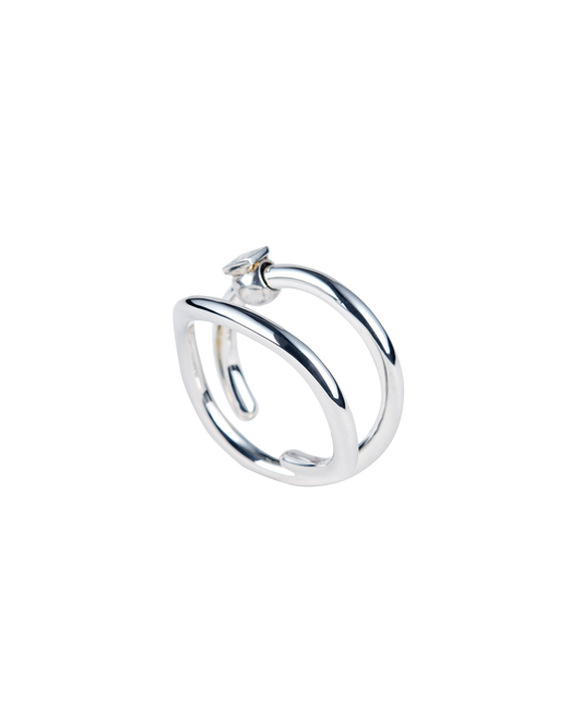 Wave Ring -Peace- Silver
