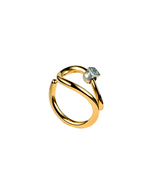 Wave Ring -Calm- Gold
