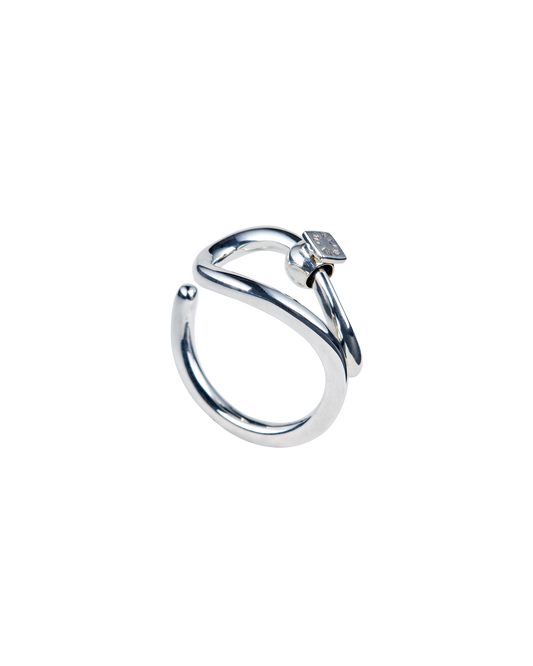 Wave Ring -Calm-  Silver