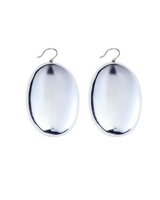 Pure Silver Stone Pierces L