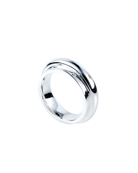 Sunny C Ring Diamond -Silver -