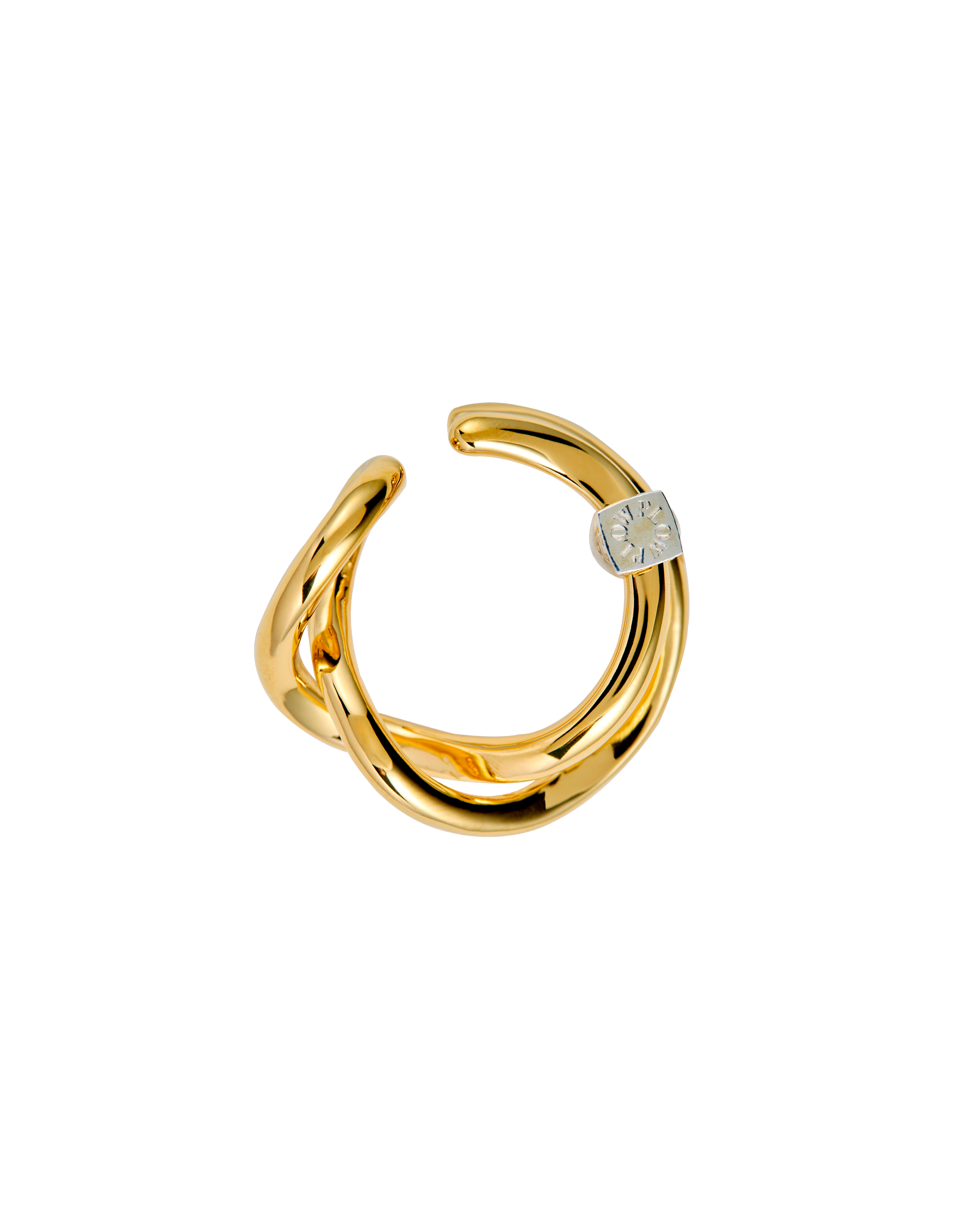 Wave Ear Cuff -Wish- Gold
