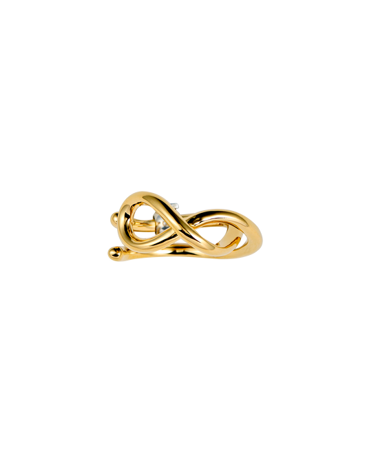 Wave Ear Cuff -Wish- Gold