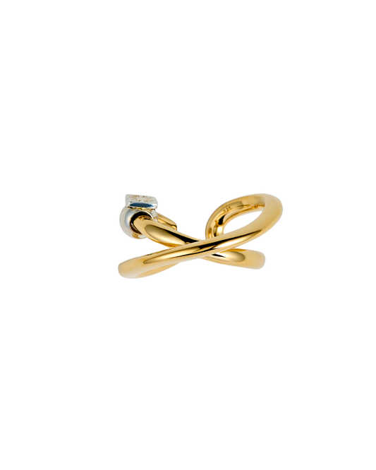 Wave Ear Cuff -Feel- Gold