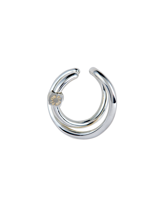 Wave Ear Cuff -Feel- Silver