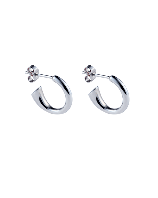 Flower Stalk Pierces S -Silver-