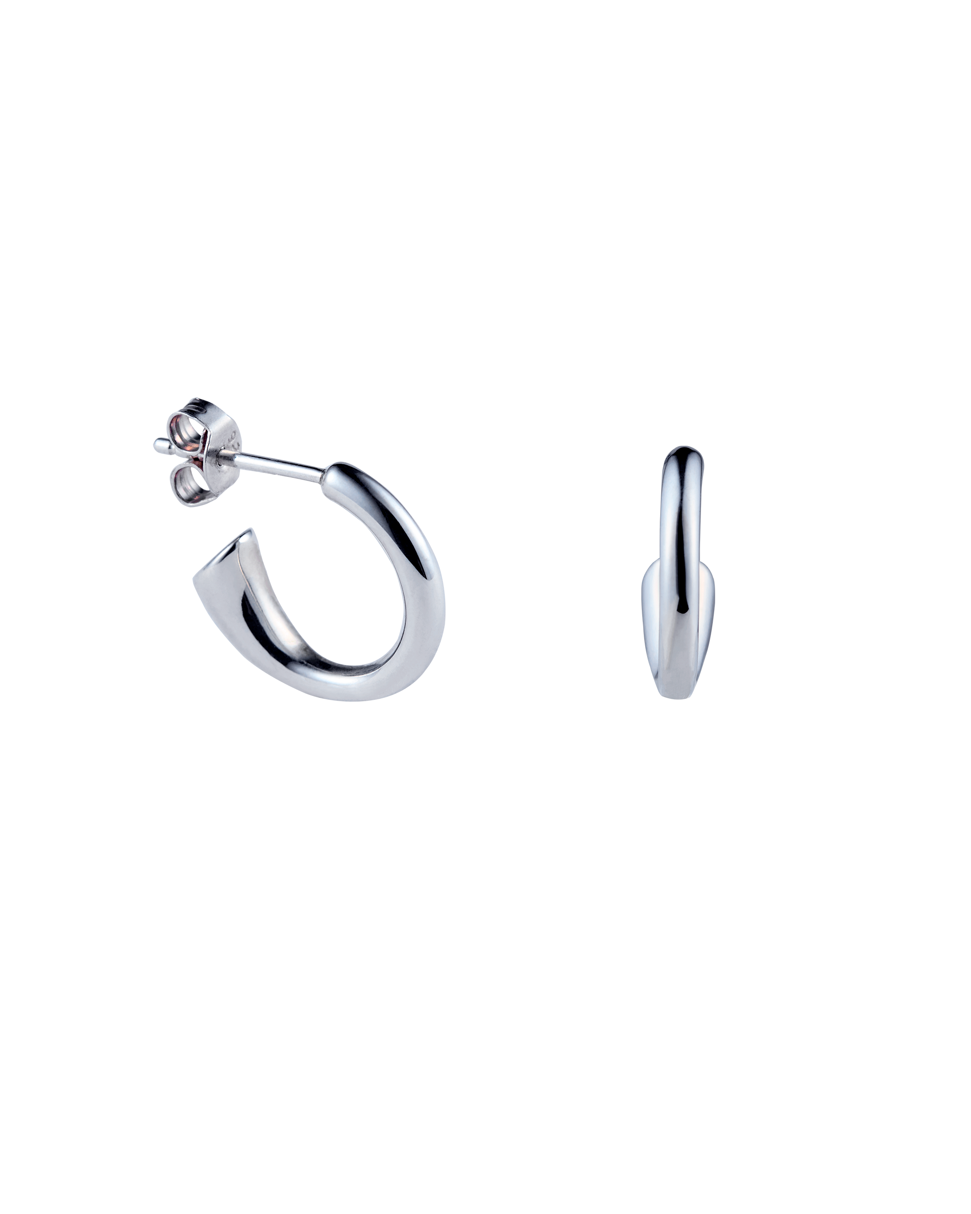 Flower Stalk Pierces S -Silver-