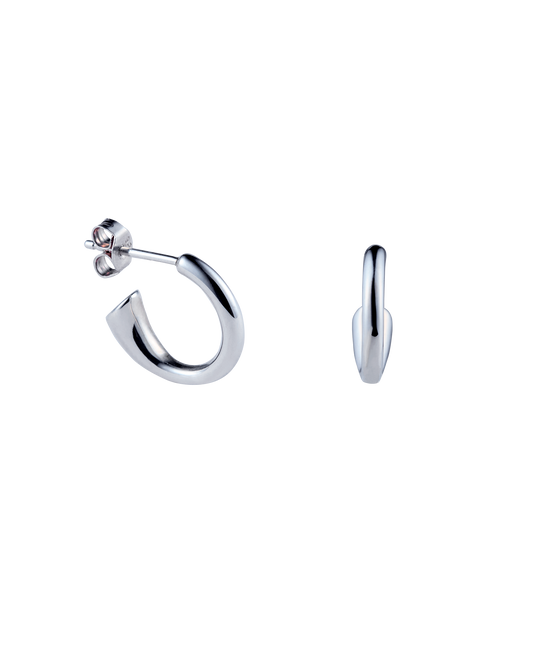 Flower Stalk Pierces S -Silver-