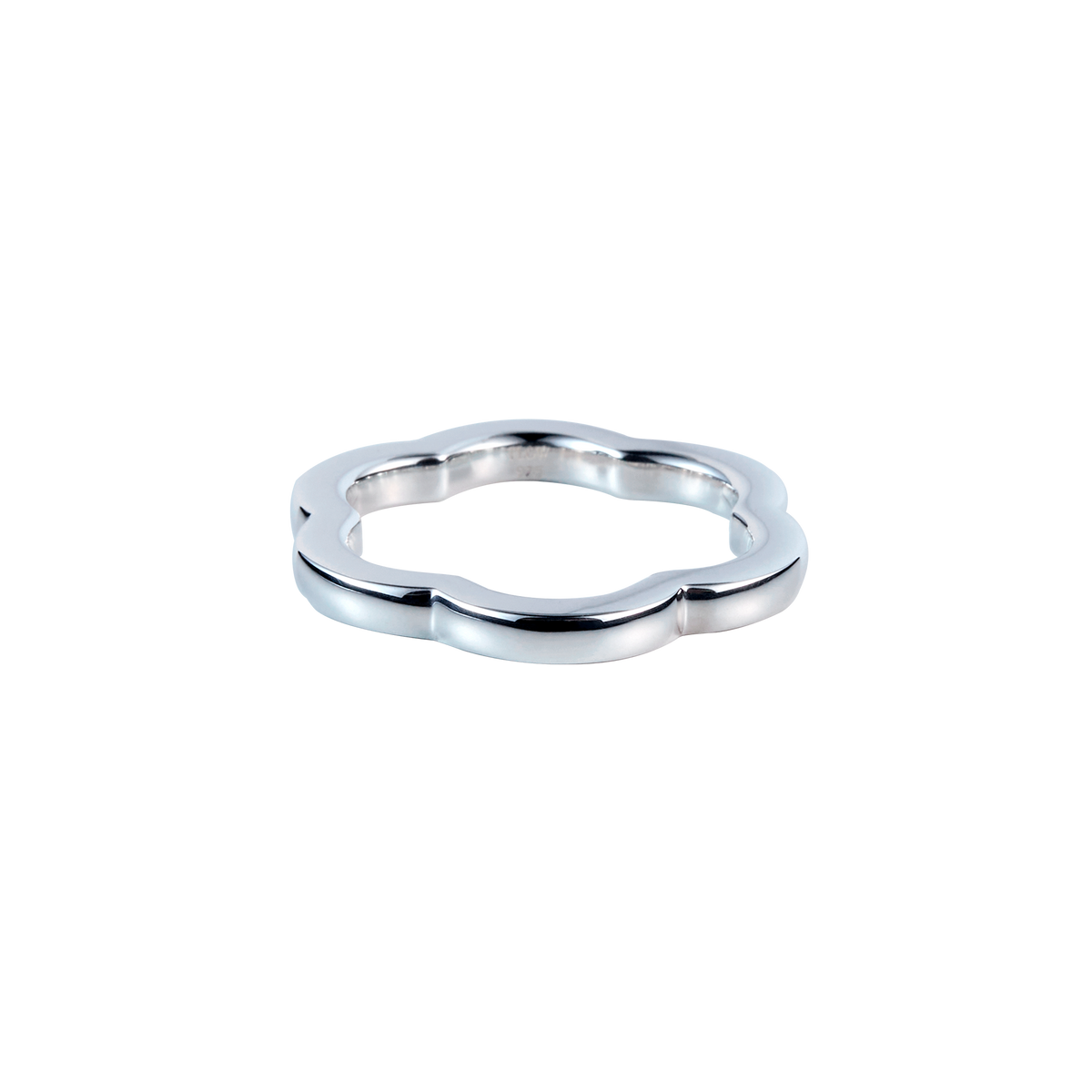 Flower Line Ring S -Silver- Flower Line Ring S -Silver-