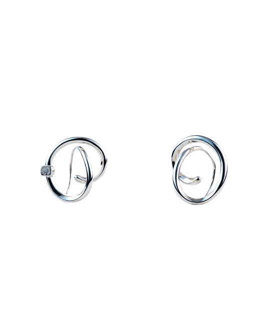Wave Pierces Love -Silver-