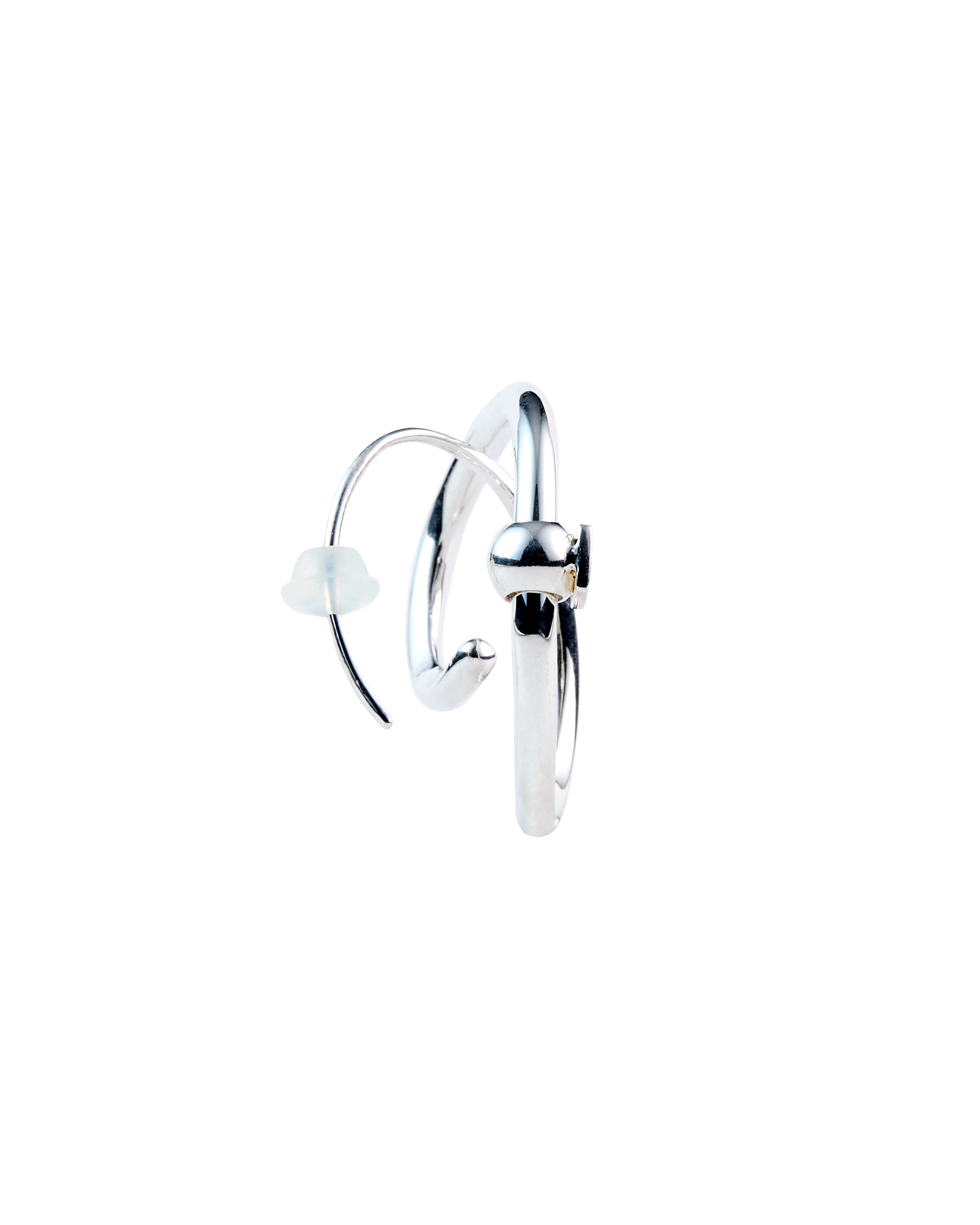 Wave Pierces Love -Silver-