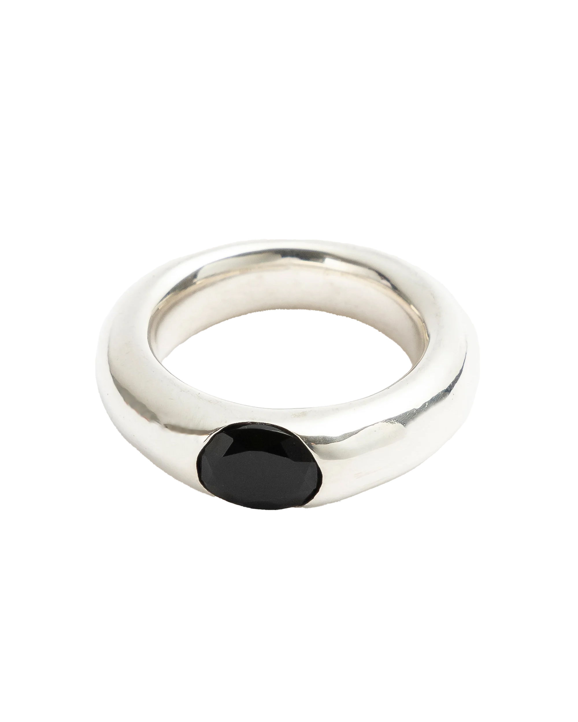 One Stone Onyx Ring