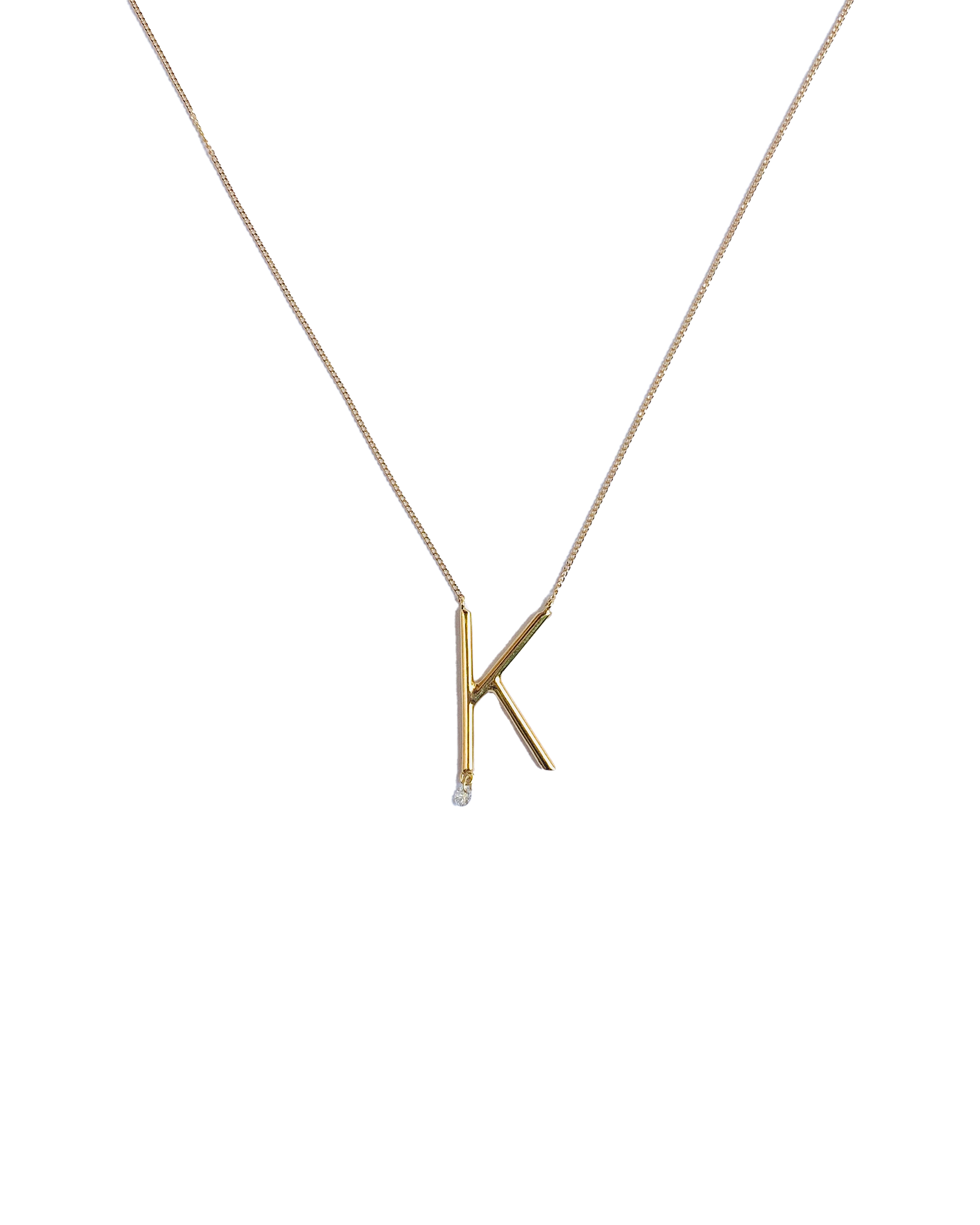 Alphabet Necklace -K18-