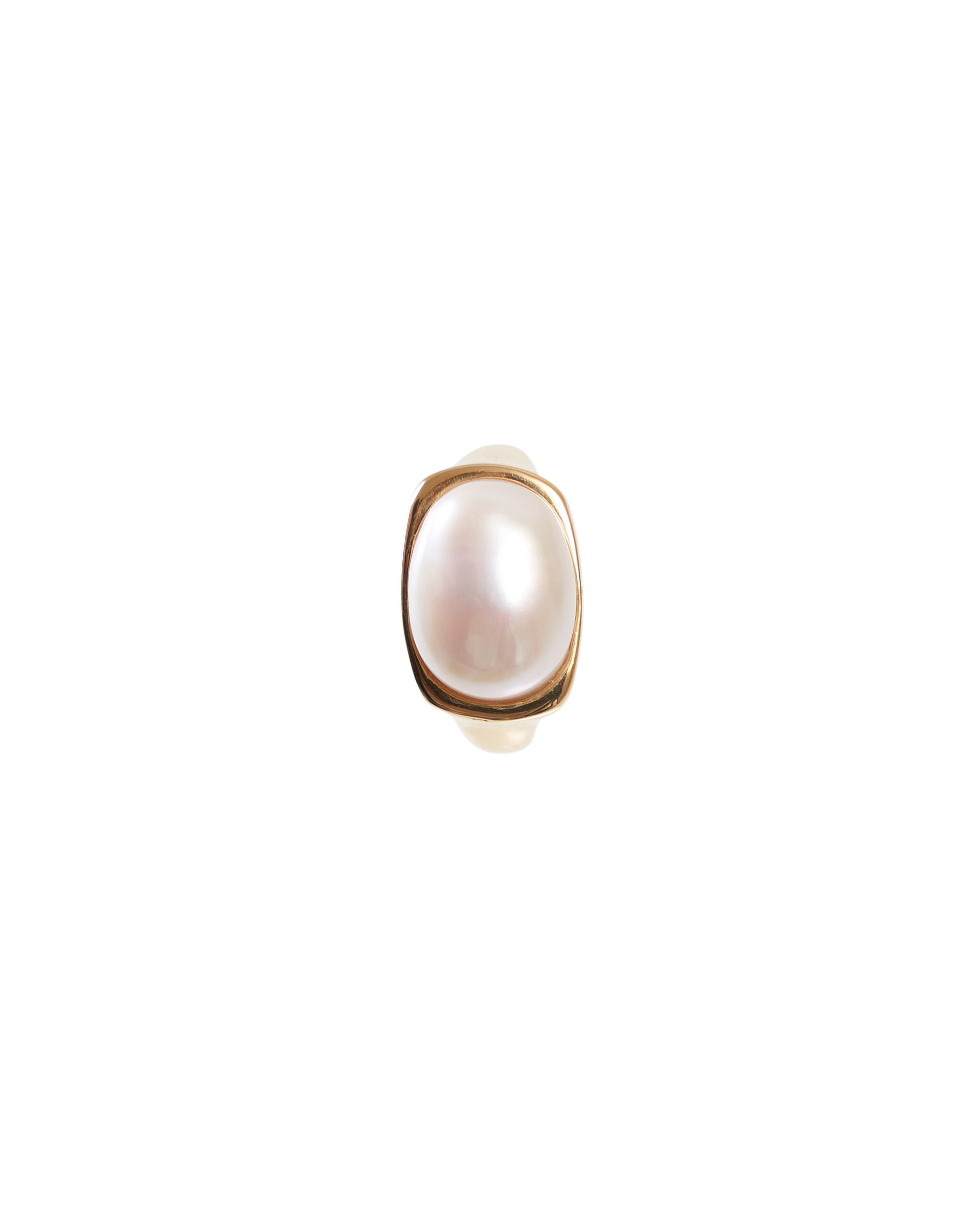 Pearl Ear Cuff -Gold-