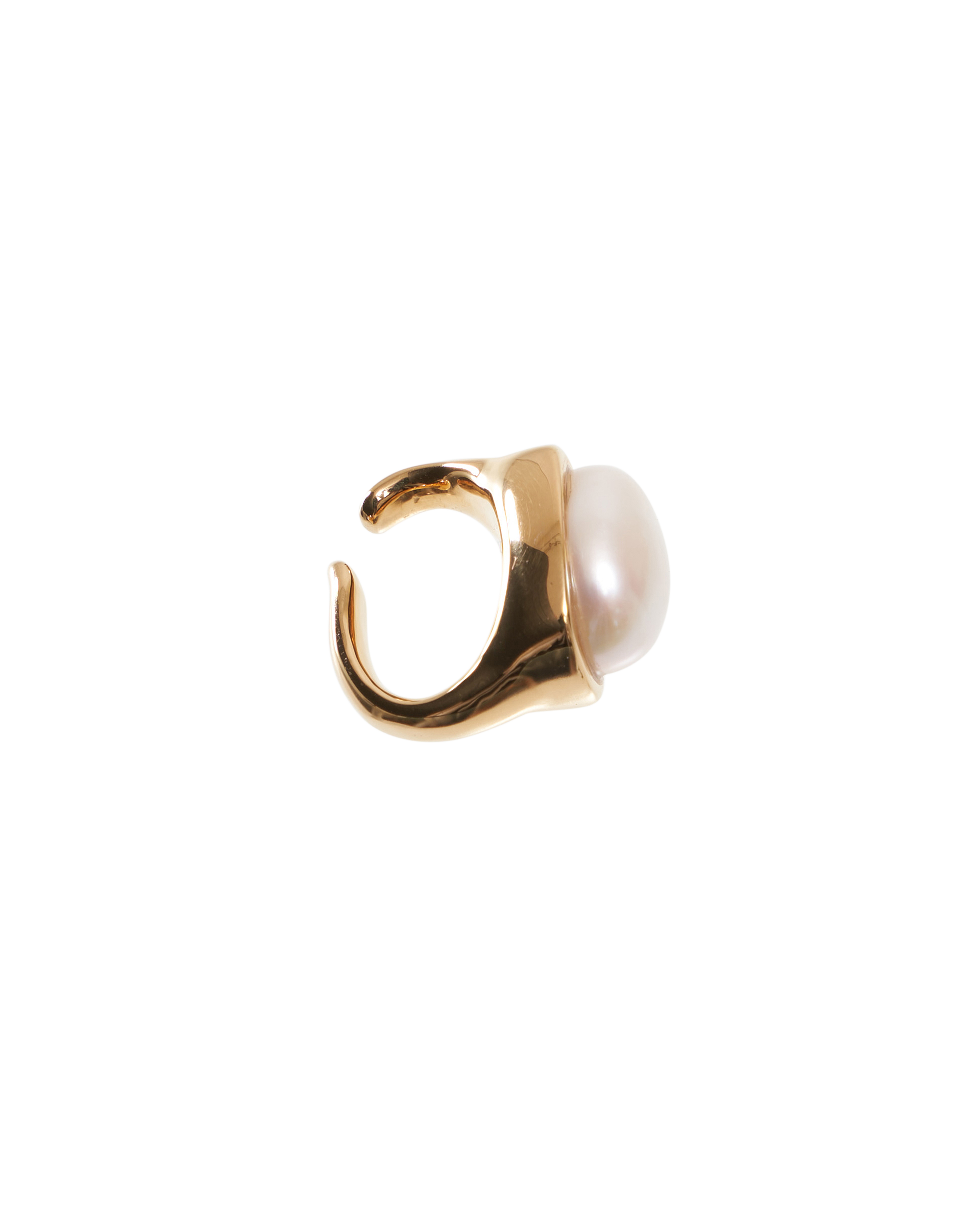 Pearl Ear Cuff -Gold-