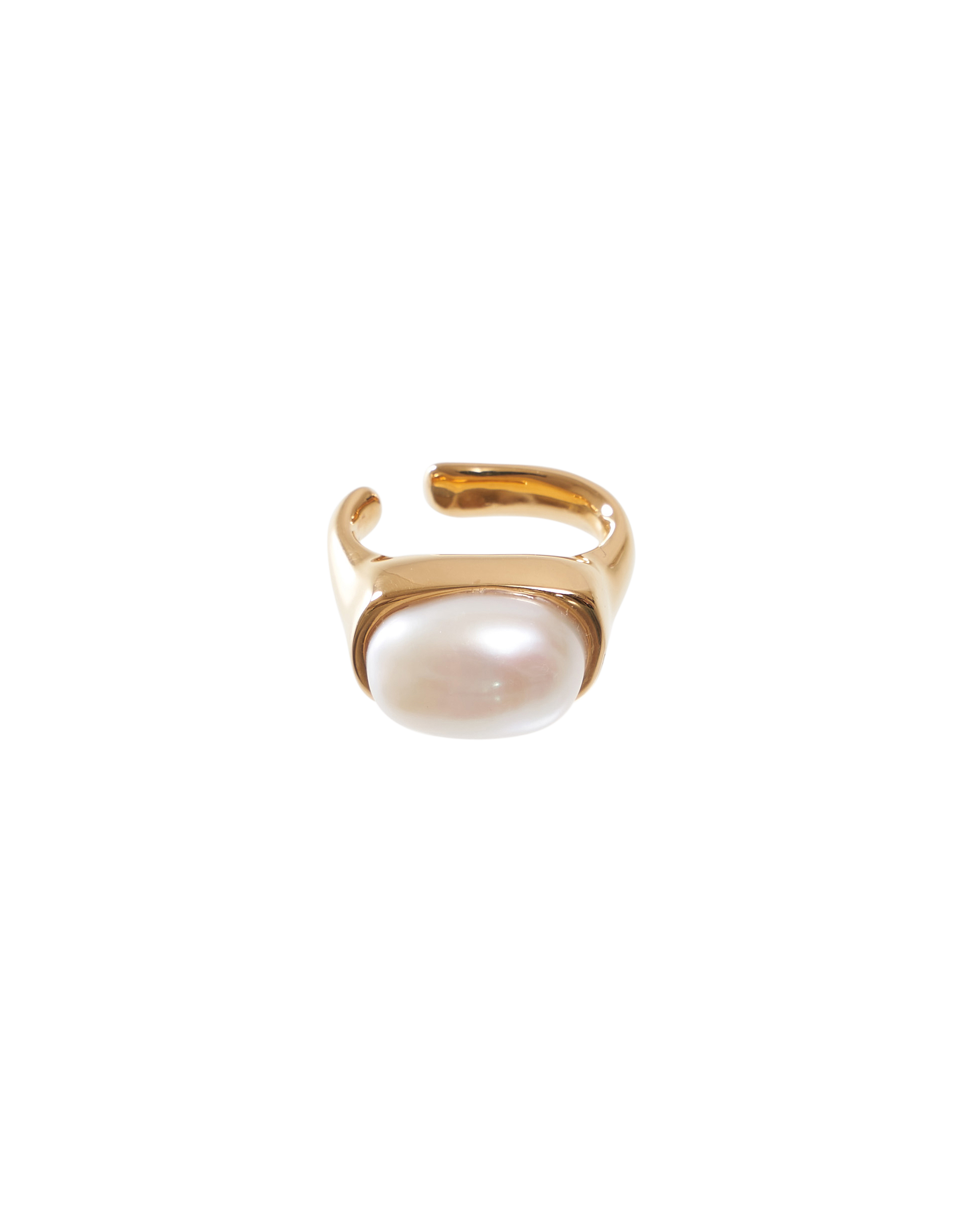 Pearl Ear Cuff -Gold-