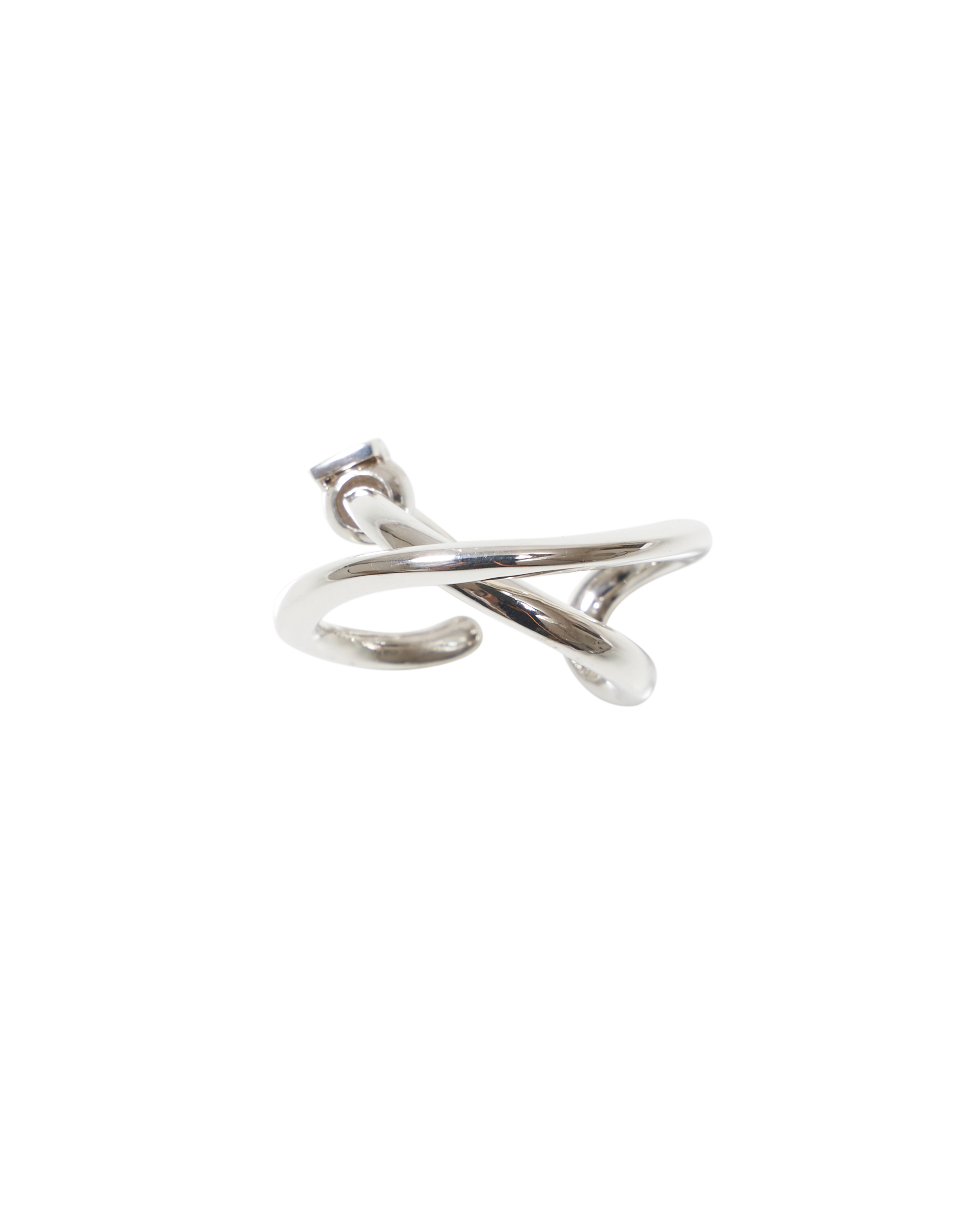 Wave Ear Cuff -Fell- Silver