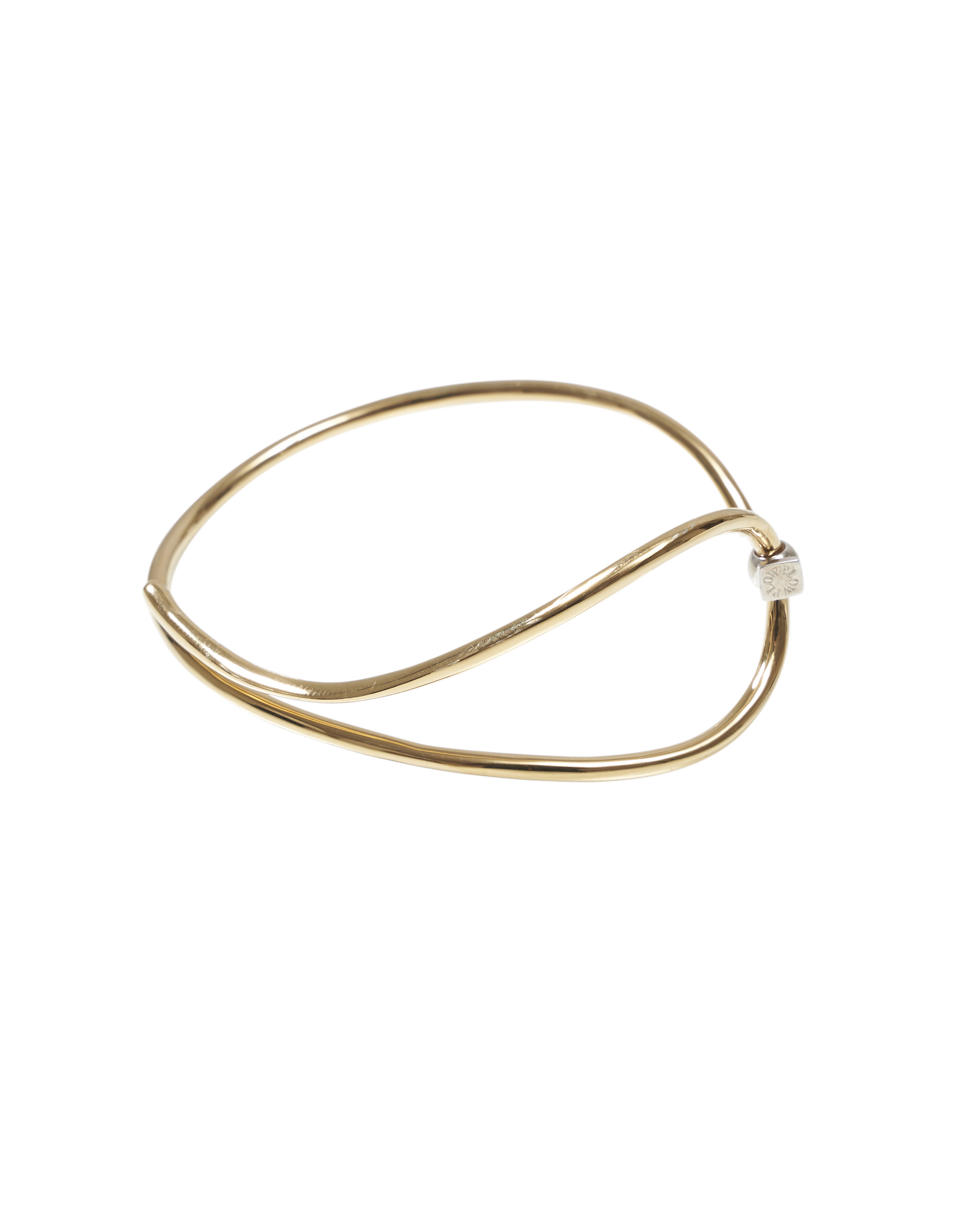 Wave Bangle -Calm- Gold