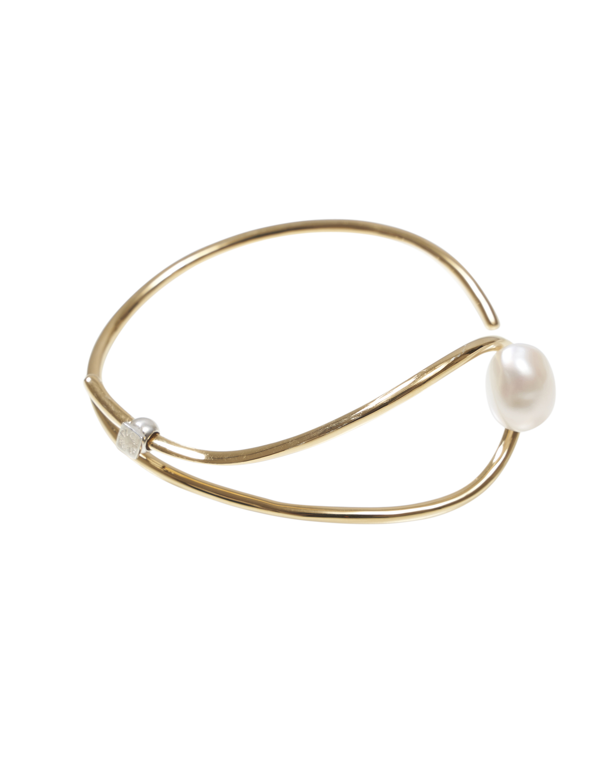 Wave Bangle -Calm- Gold