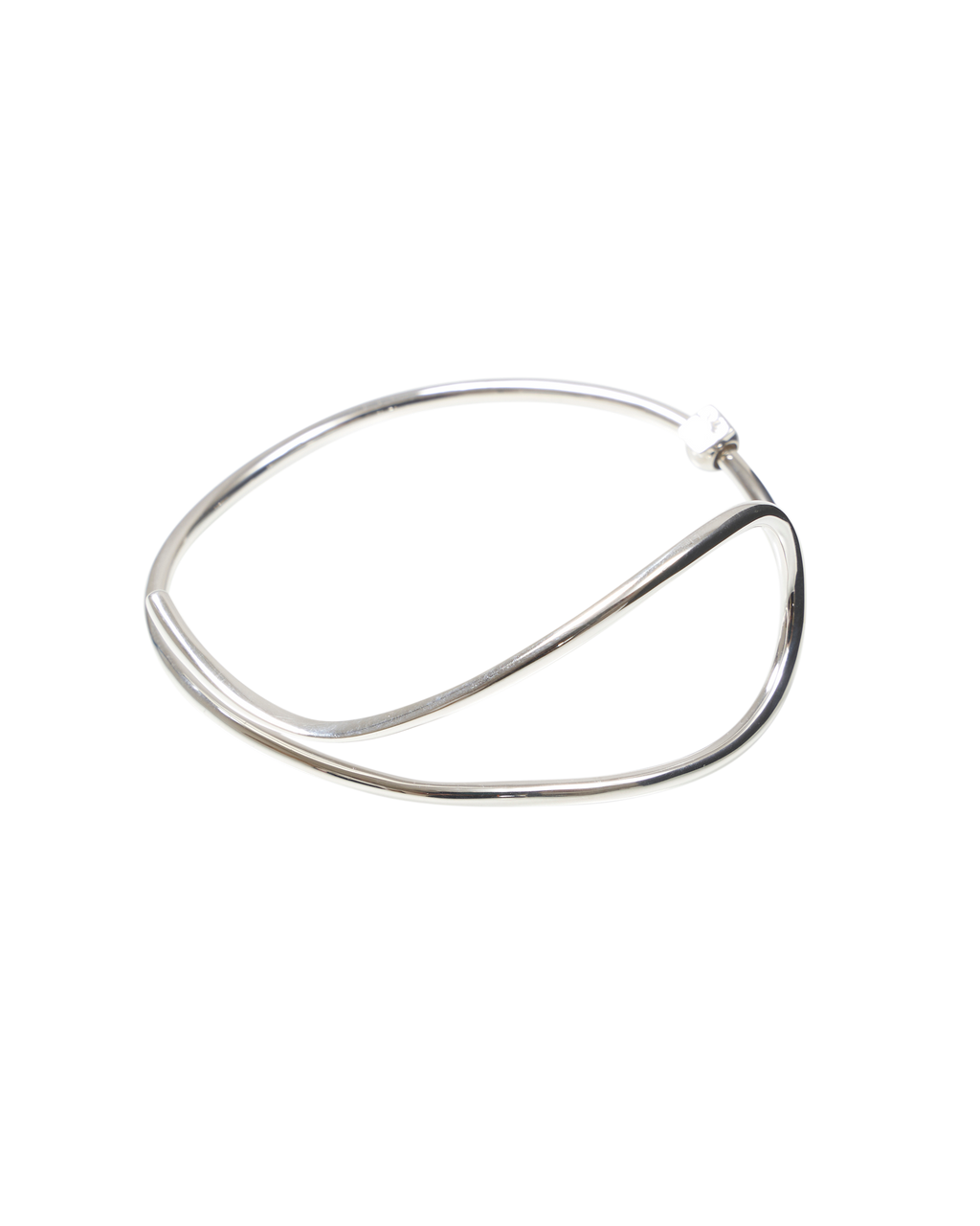 Wave Bangle -Calm- Silver