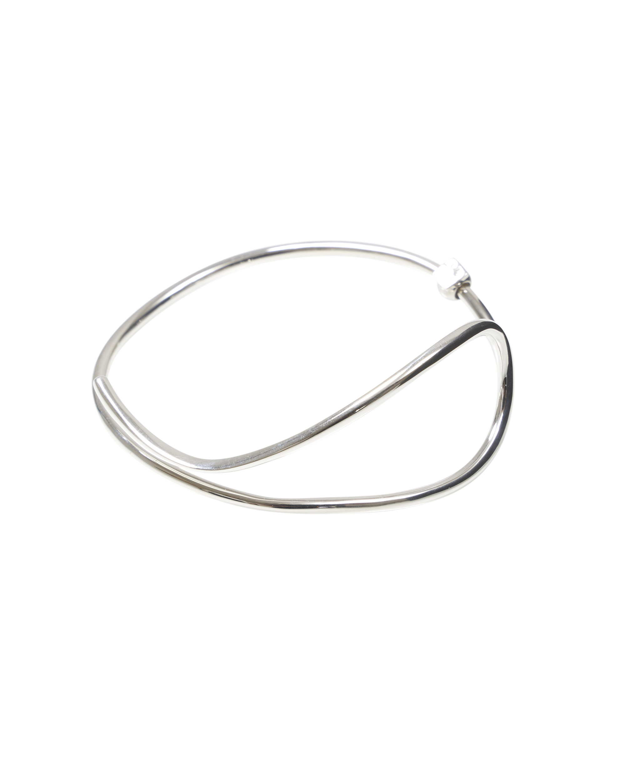 Wave Bangle -Calm- Silver