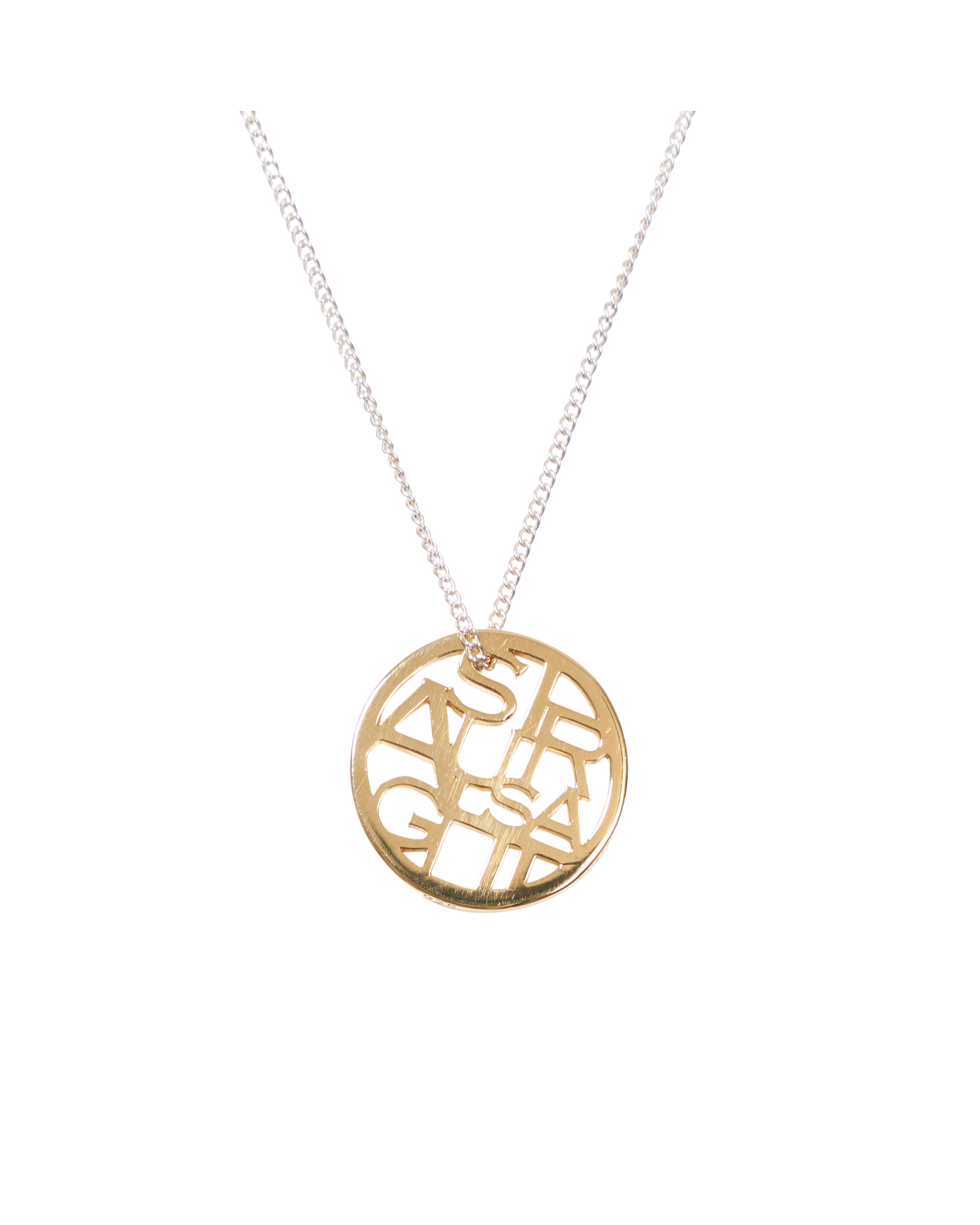 Zodiac Circle Necklace 48cm -Gold-