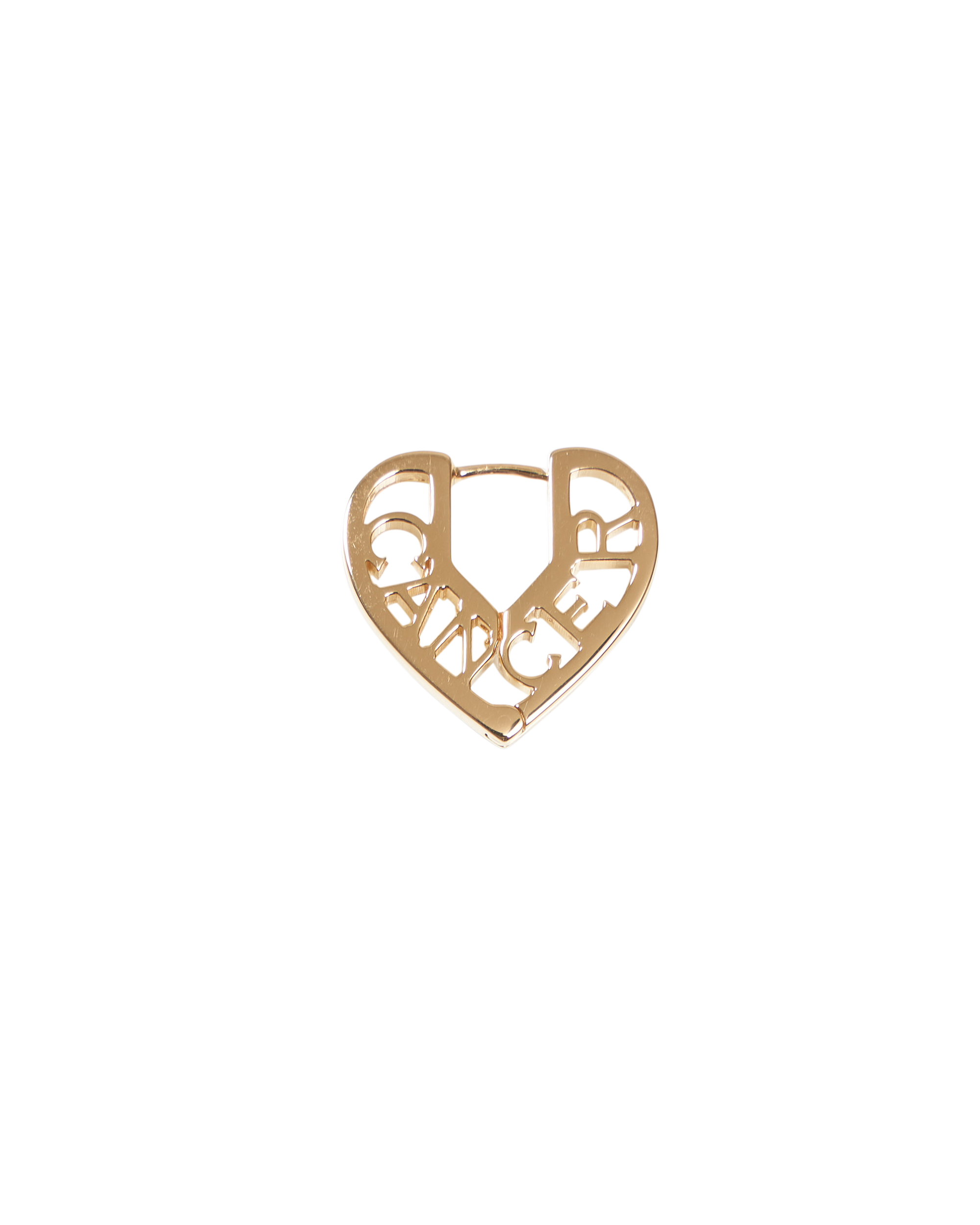 Zodiac Heart Pierce -Gold-