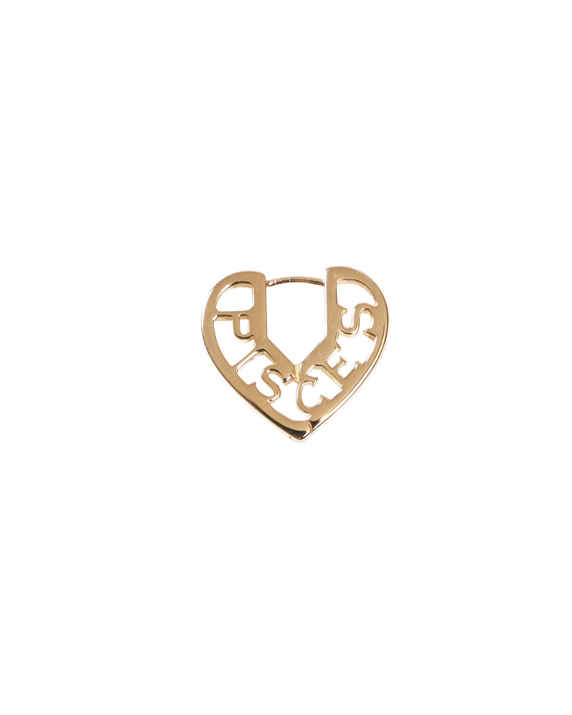 Zodiac Heart Pierce -Gold-