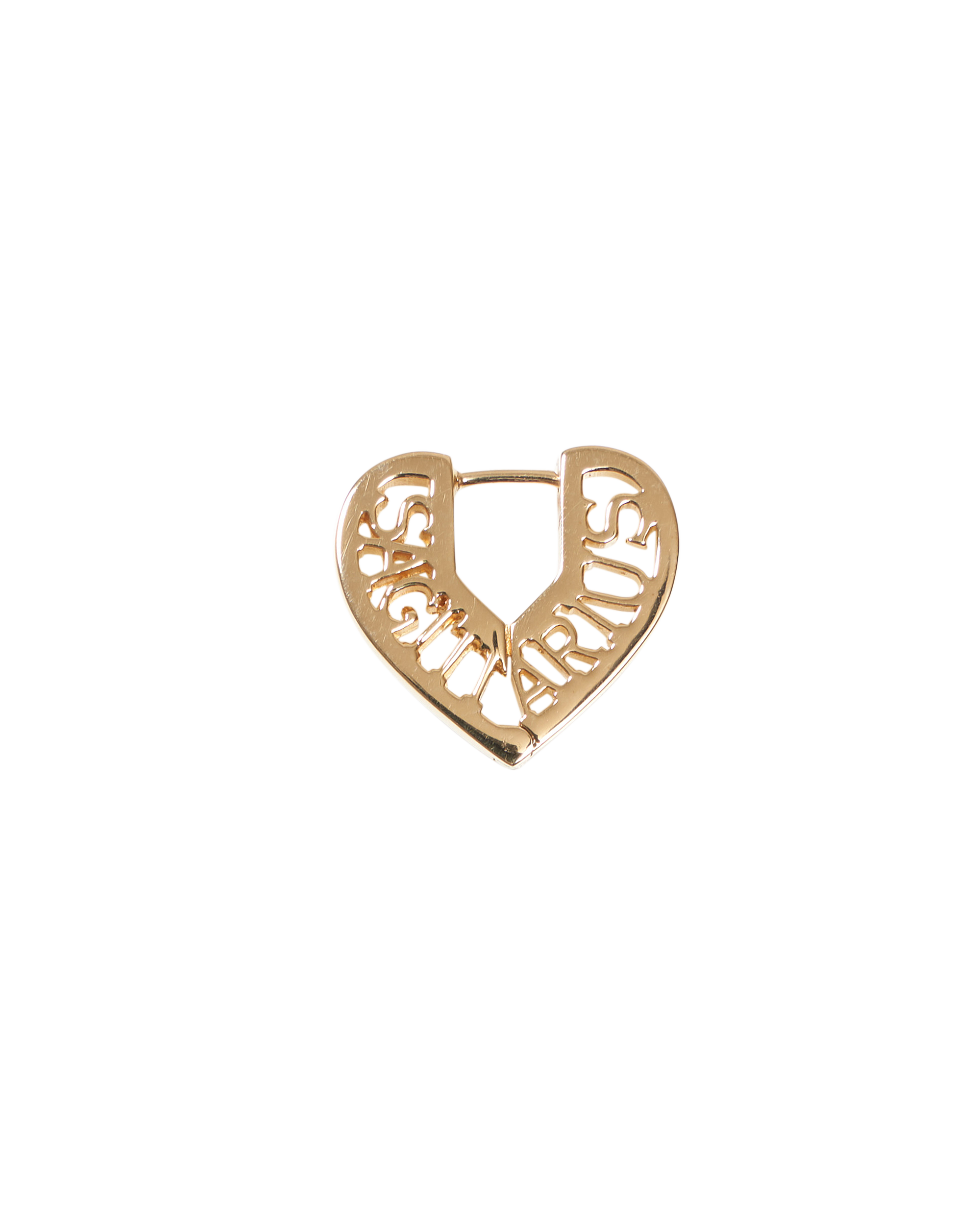 Zodiac Heart Pierce -Gold-