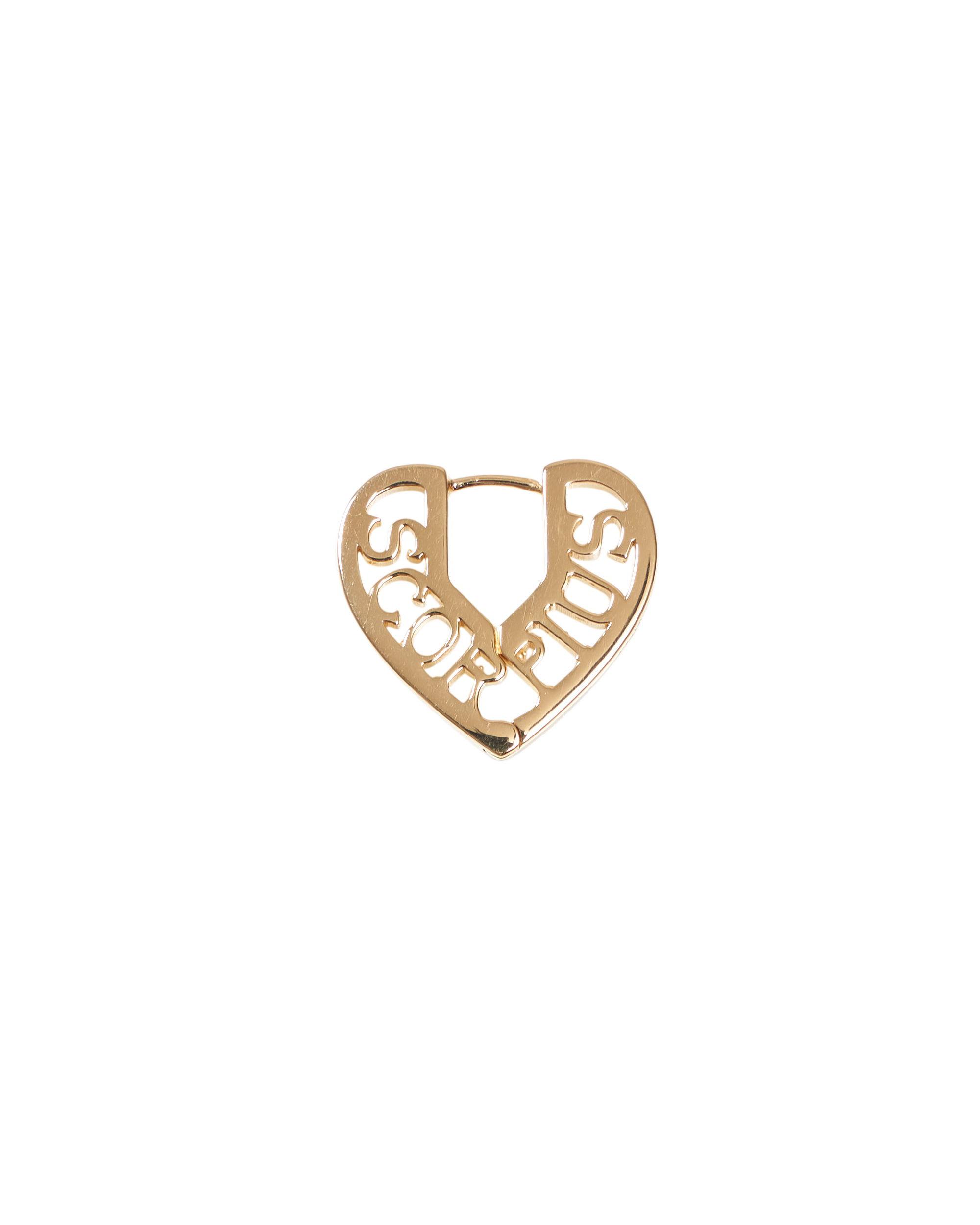 Zodiac Heart Pierce -Gold-