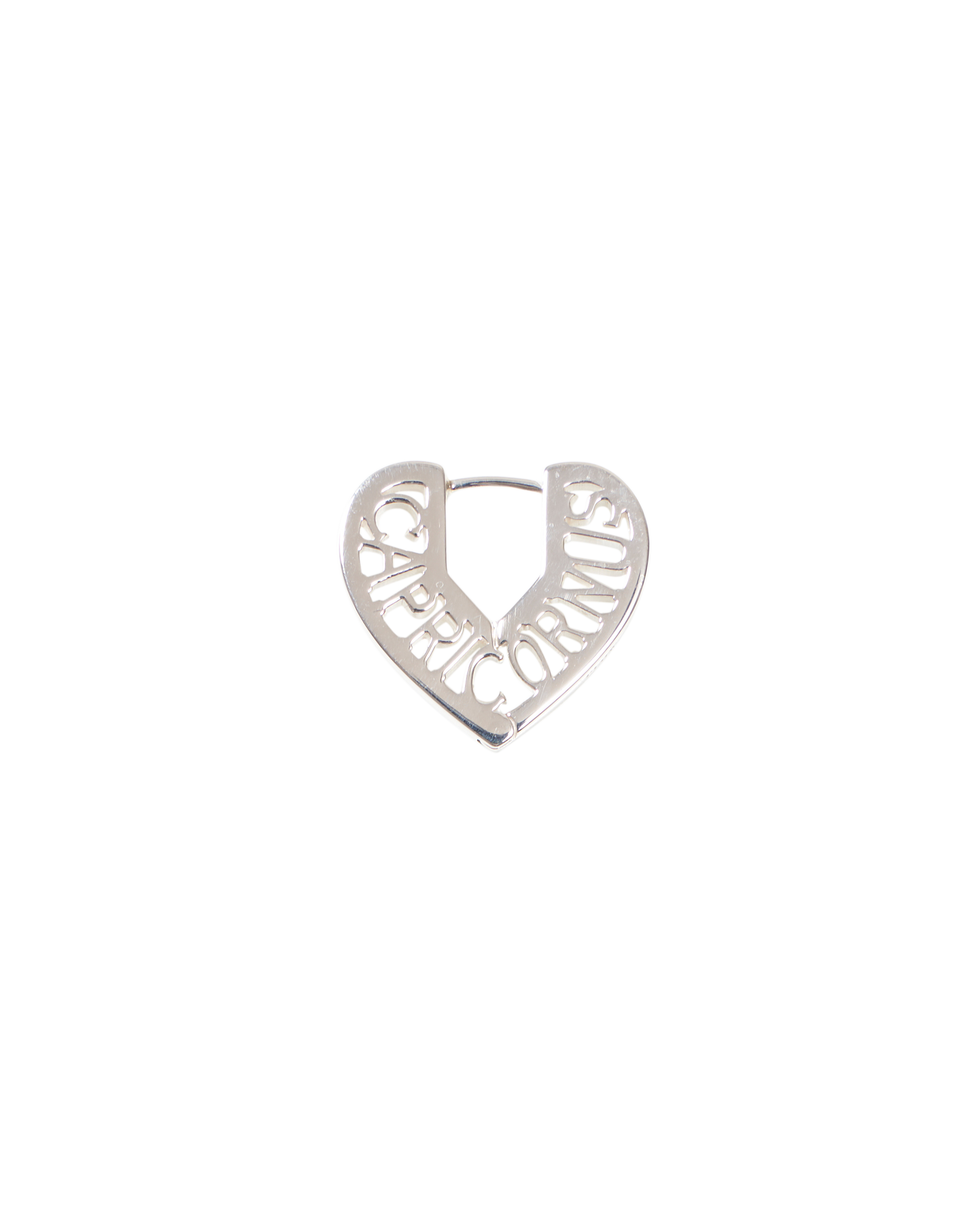 Zodiac Heart Pierce -Silver-