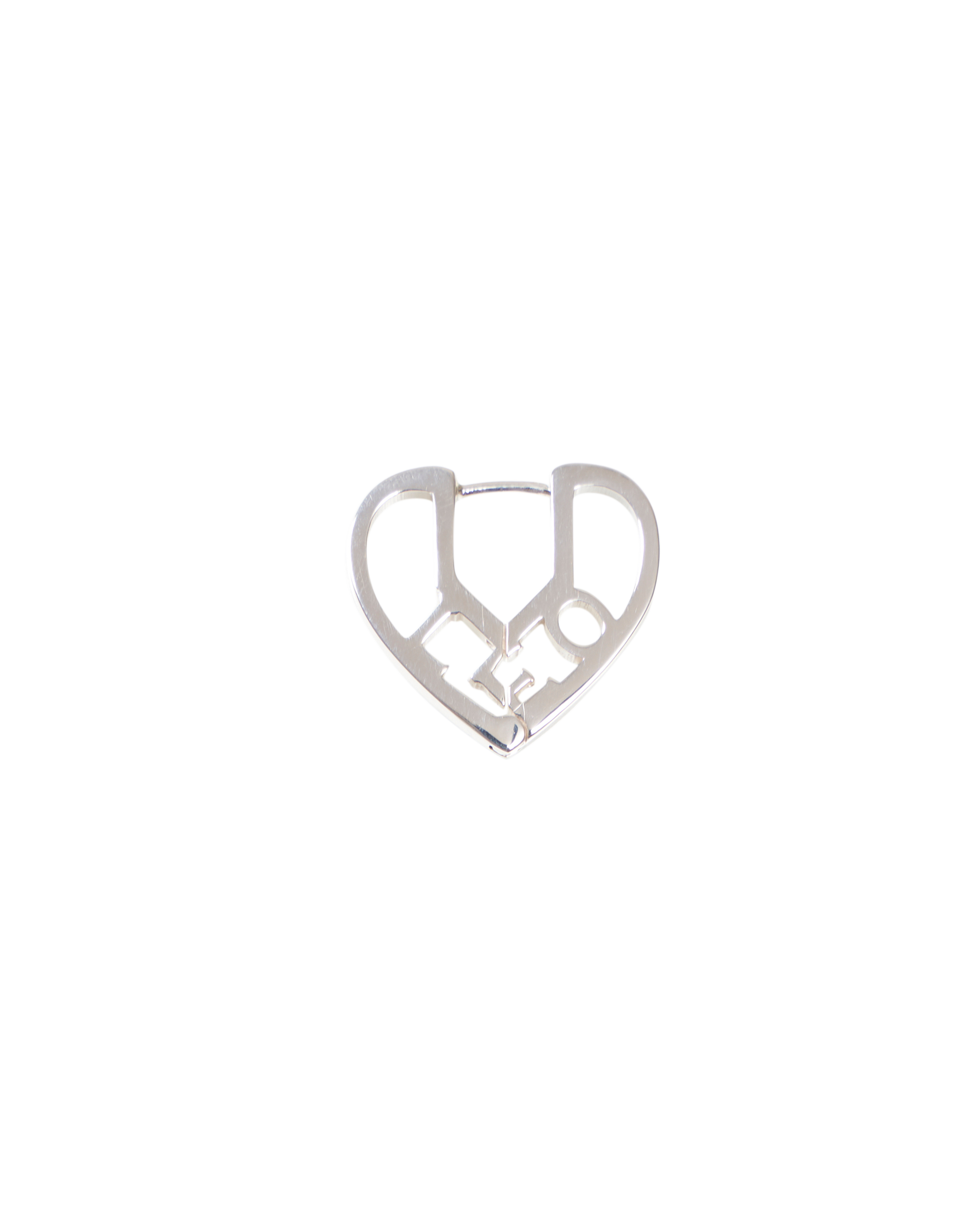 Zodiac Heart Pierce -Silver-