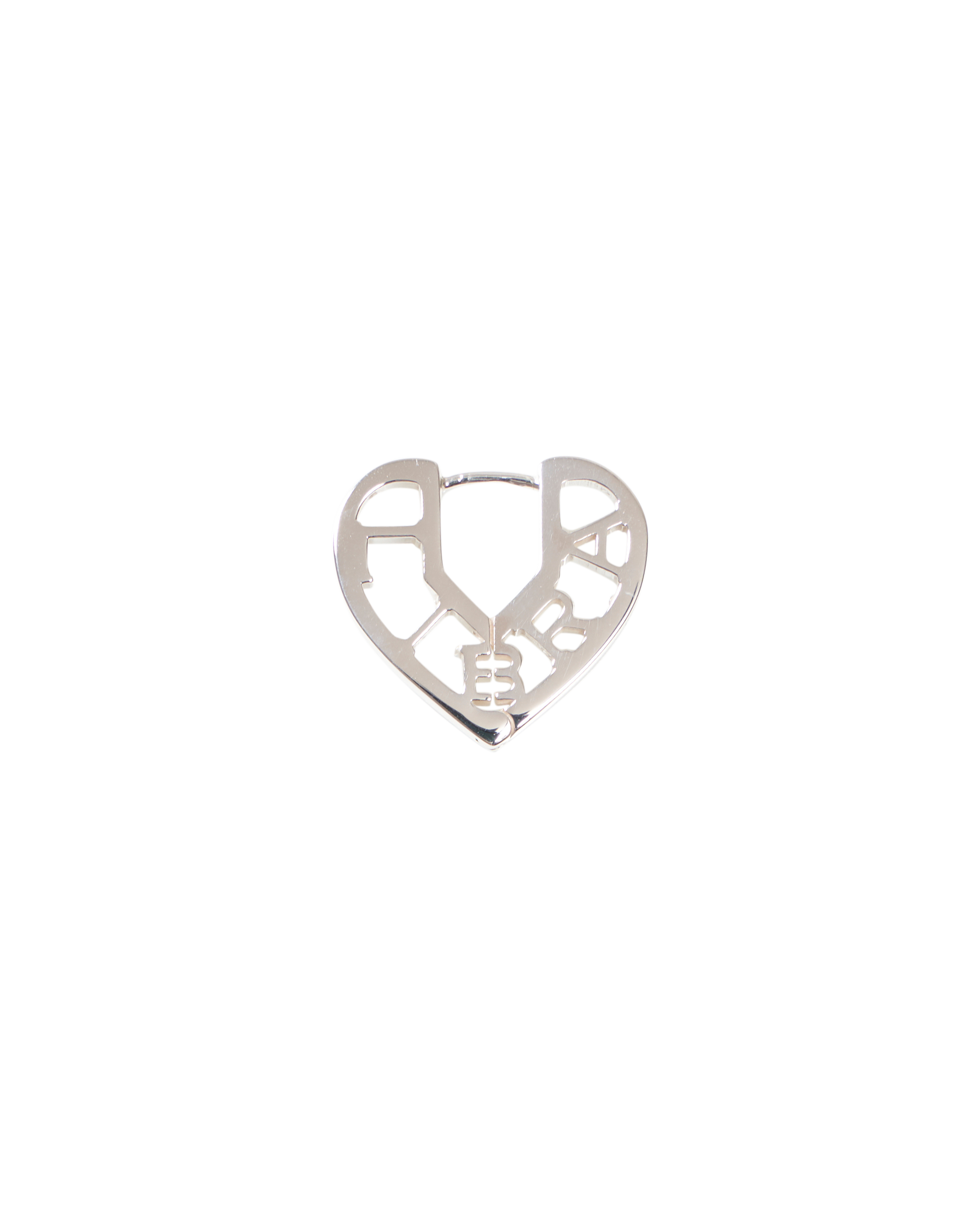 Zodiac Heart Pierce -Silver-