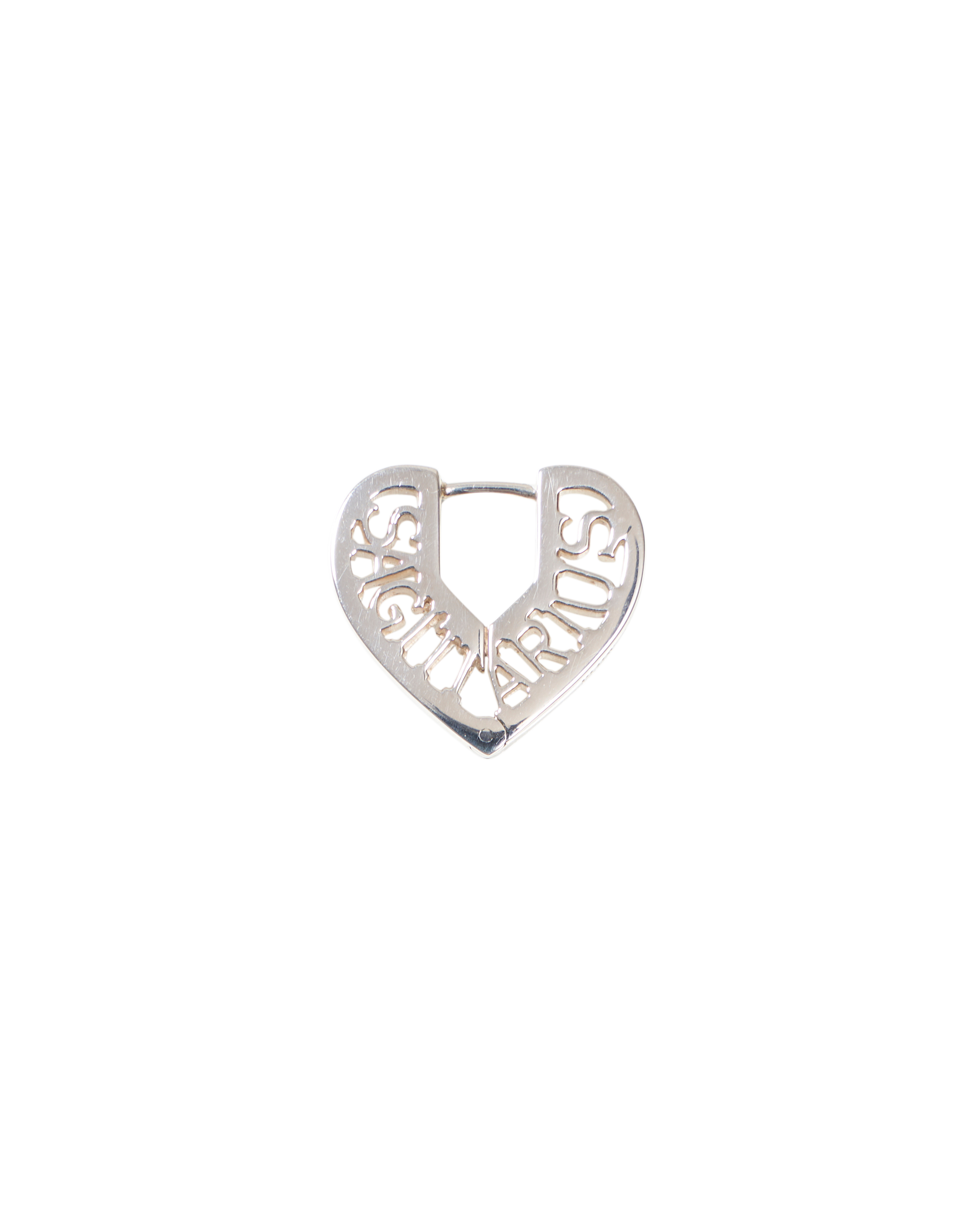 Zodiac Heart Pierce -Silver-