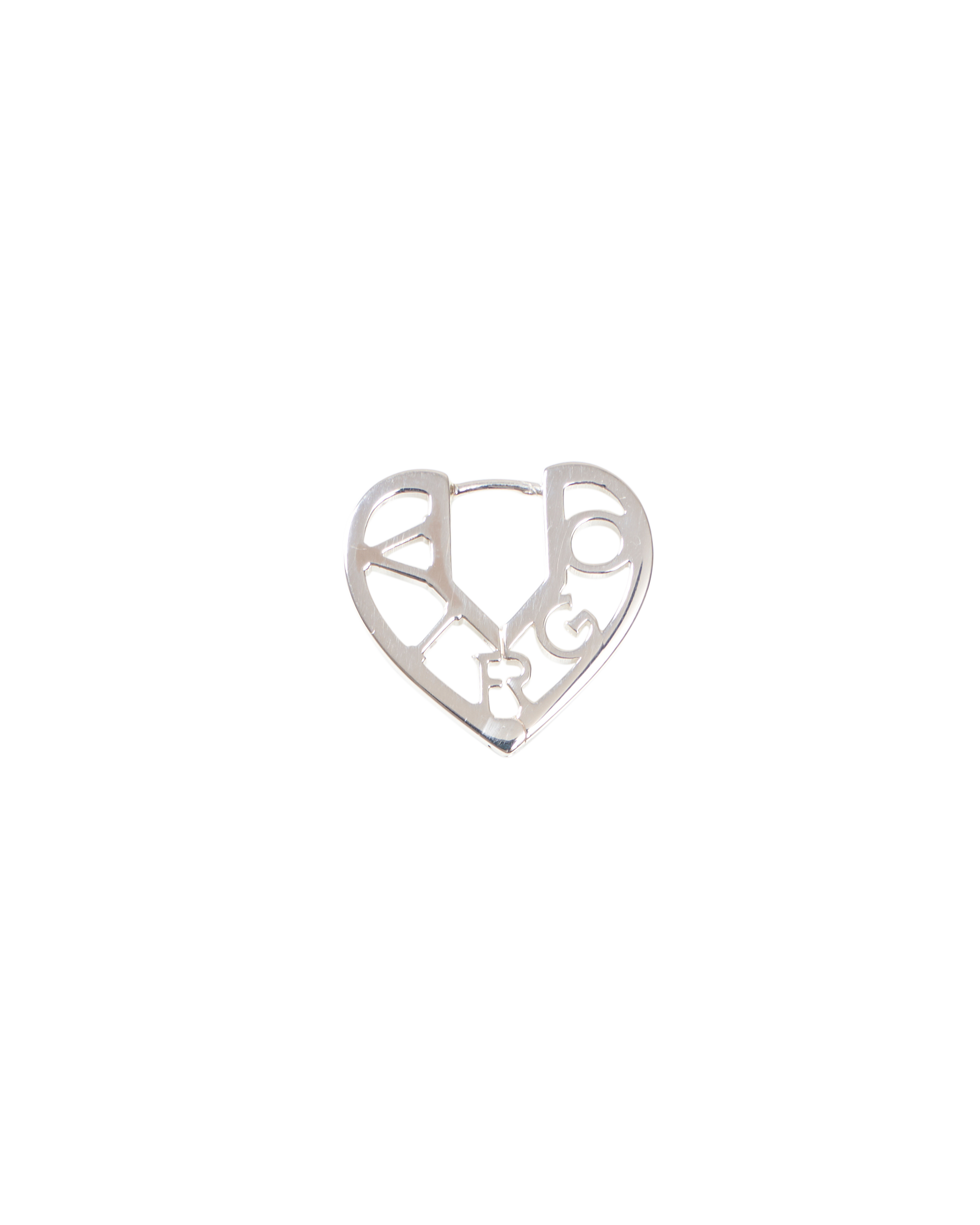 Zodiac Heart Pierce -Silver-