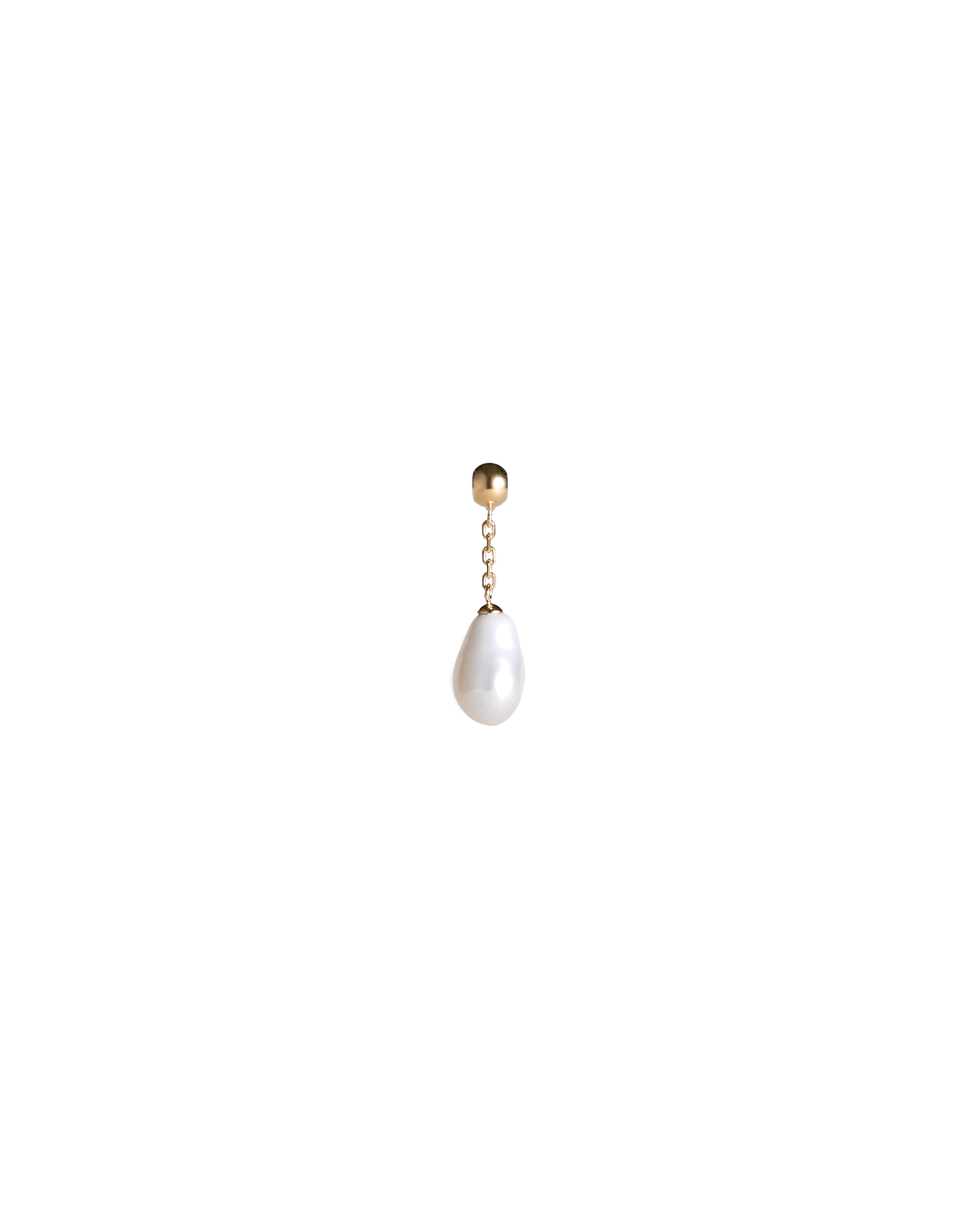 Pearl  Chain Charm  S-Gold-