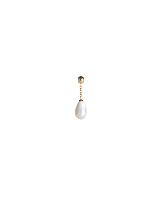 Pearl  Chain Charm  S-Gold-