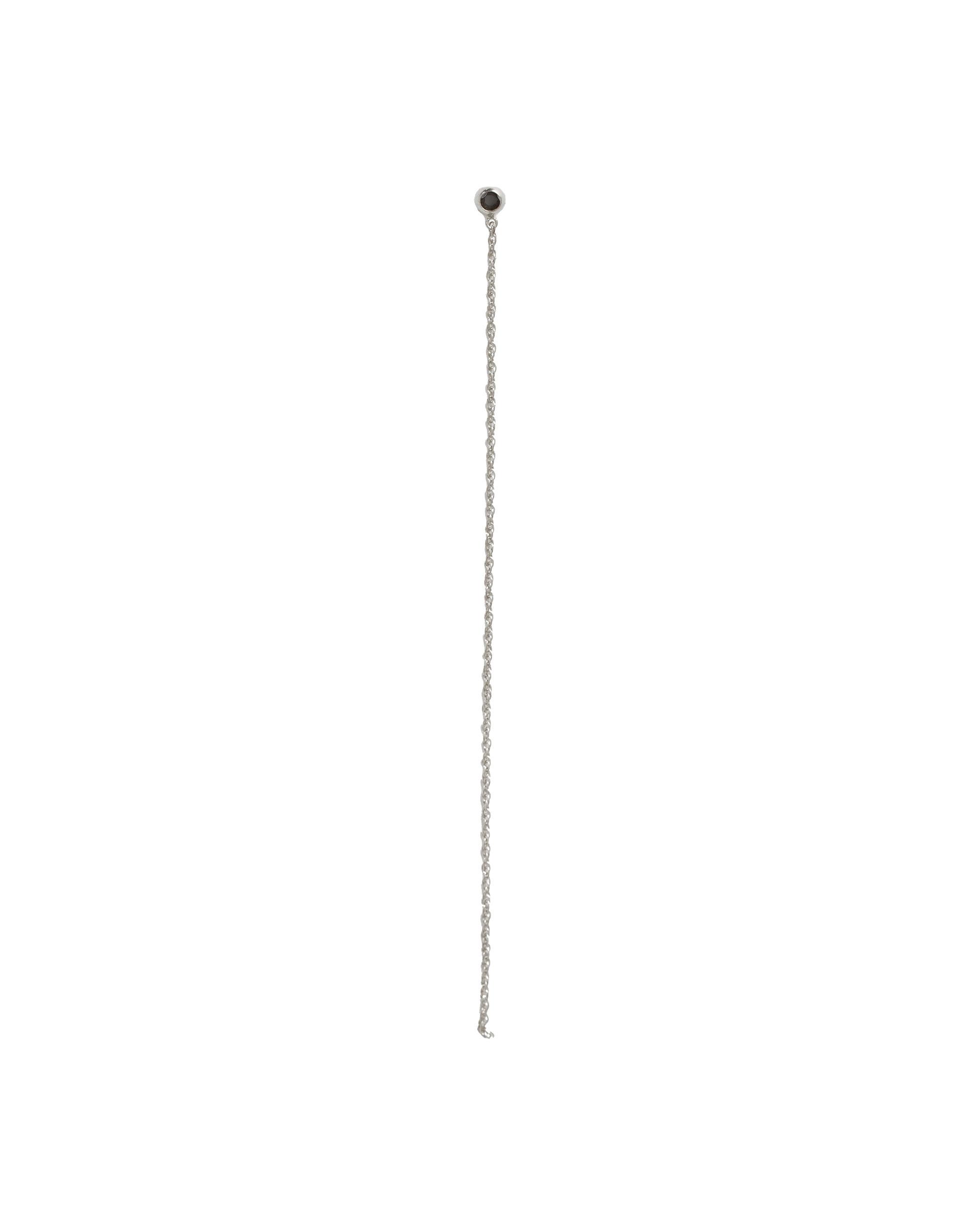 Charm Chain Long -Silver-