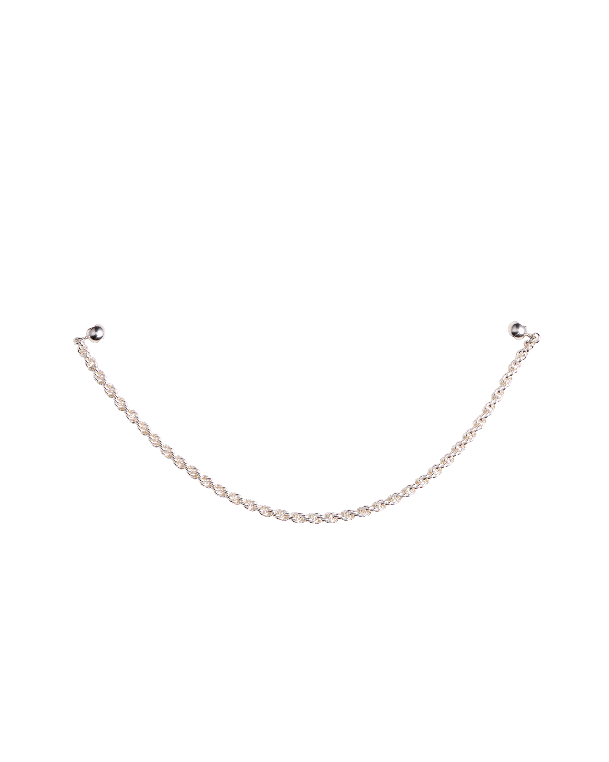 Charm Chain Rope -Silver-