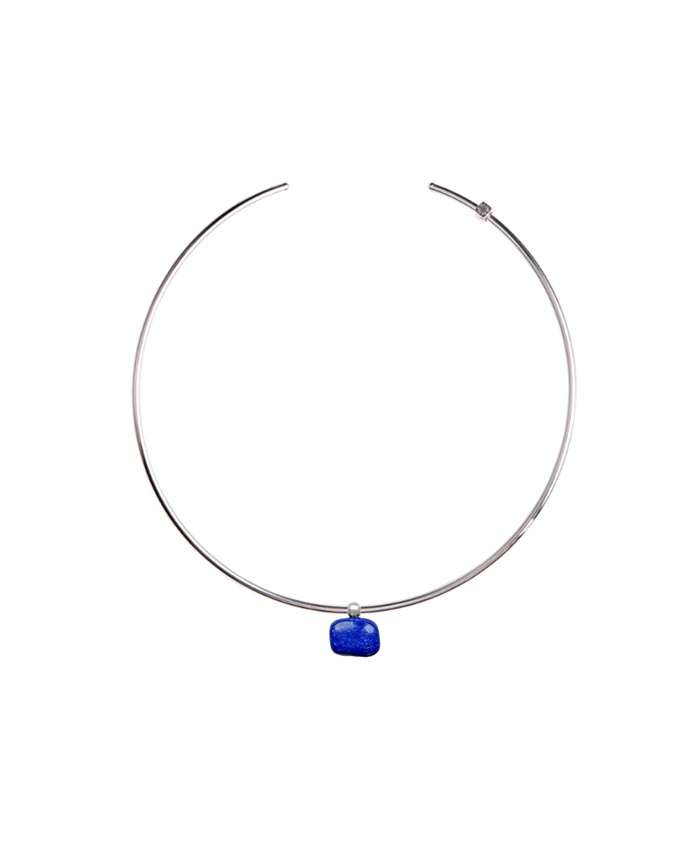 《Select Set : shucoさん》Choker -Silver- ＋ Charm Dew Drop-Lapis Lazuli