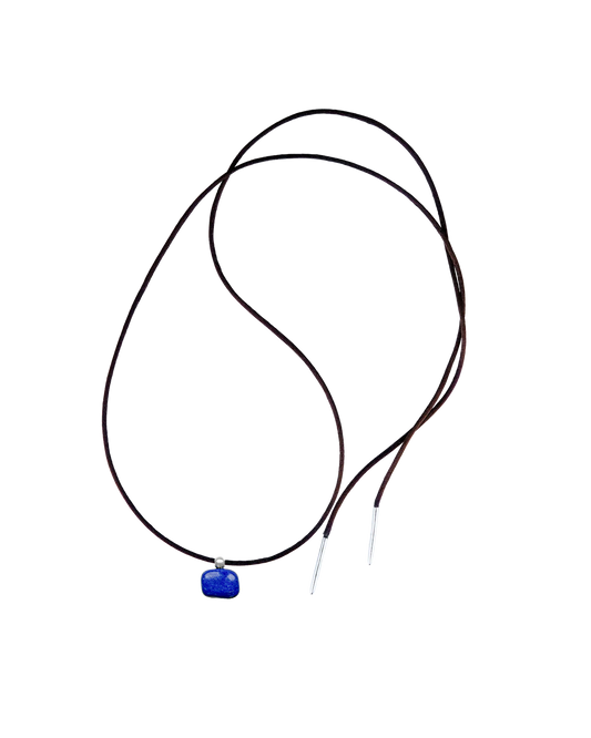 《Select Set : shucoさん》Vine Tie Brown ＋ Charm Dew Drop-Lapis Lazuli