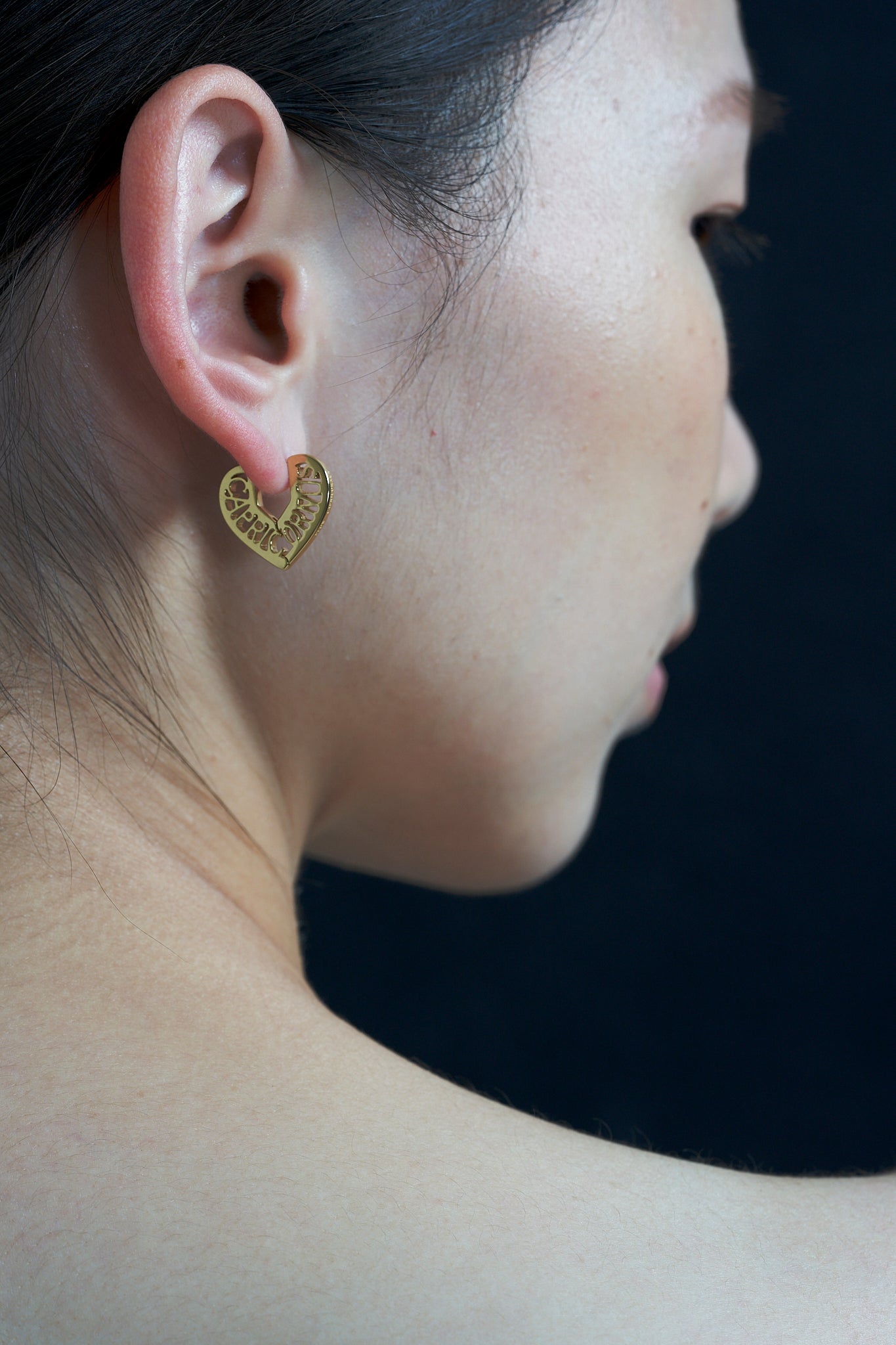 Zodiac Heart Pierce -Gold-