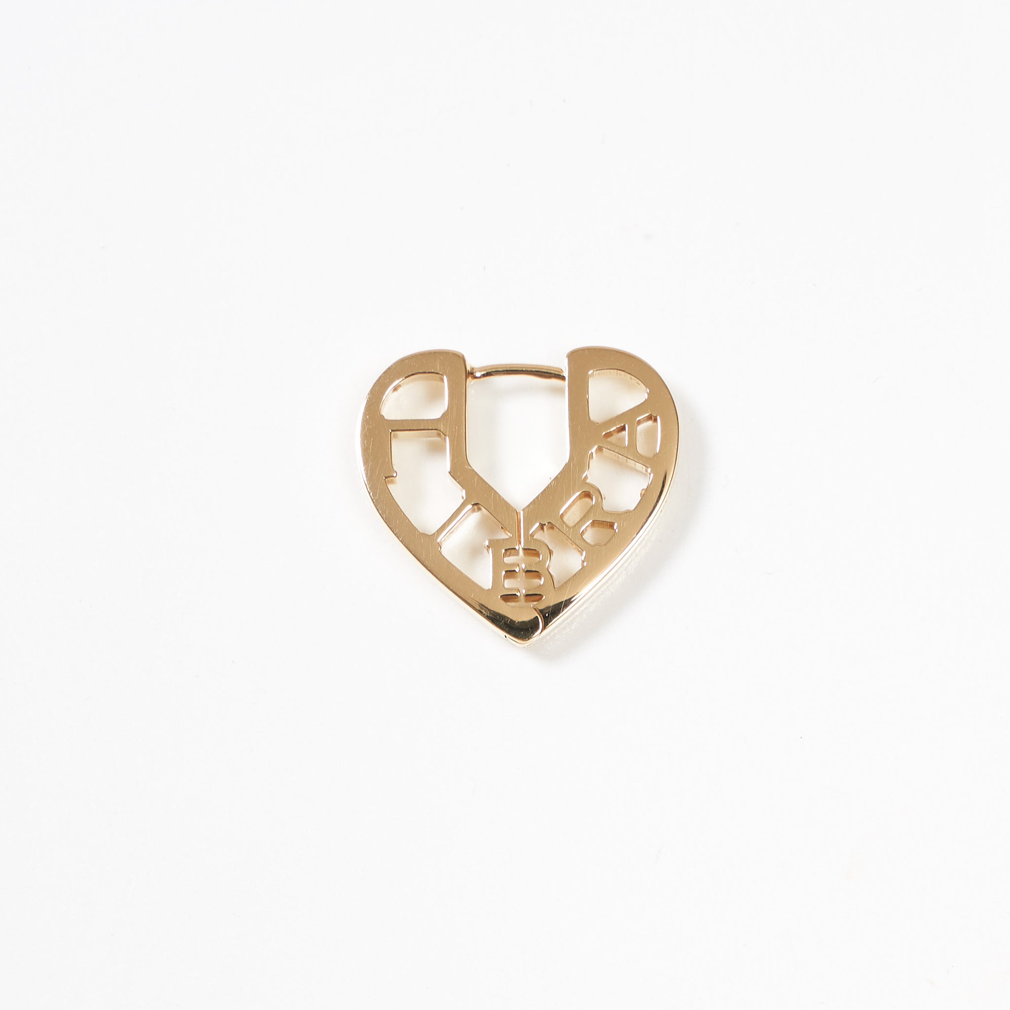 Zodiac Heart Pierce -Gold-
