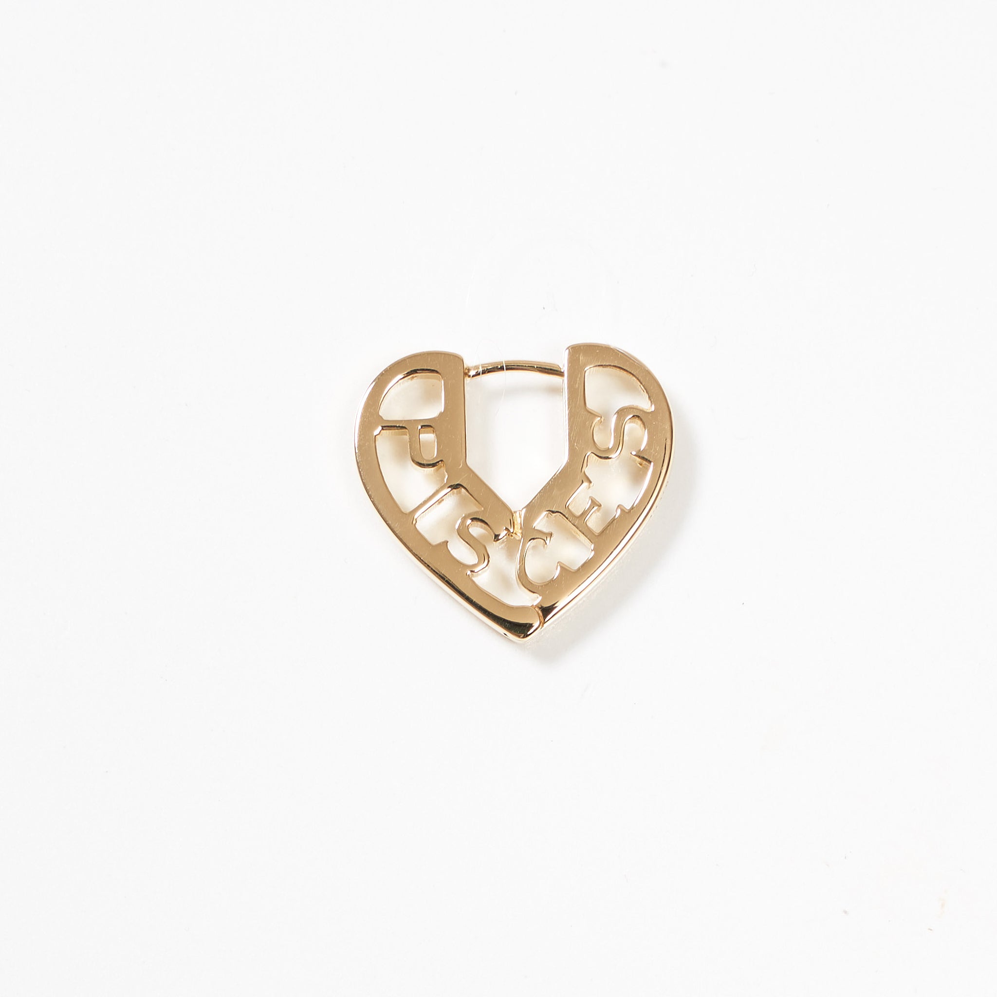 Zodiac Heart Pierce -Gold-